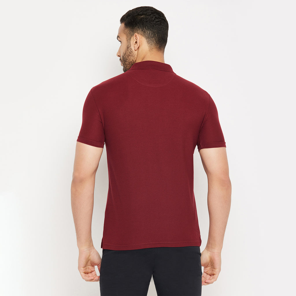 Duke Stardust Men Half Sleeve Polo Neck Cotton T-shirt (800F) More Colors