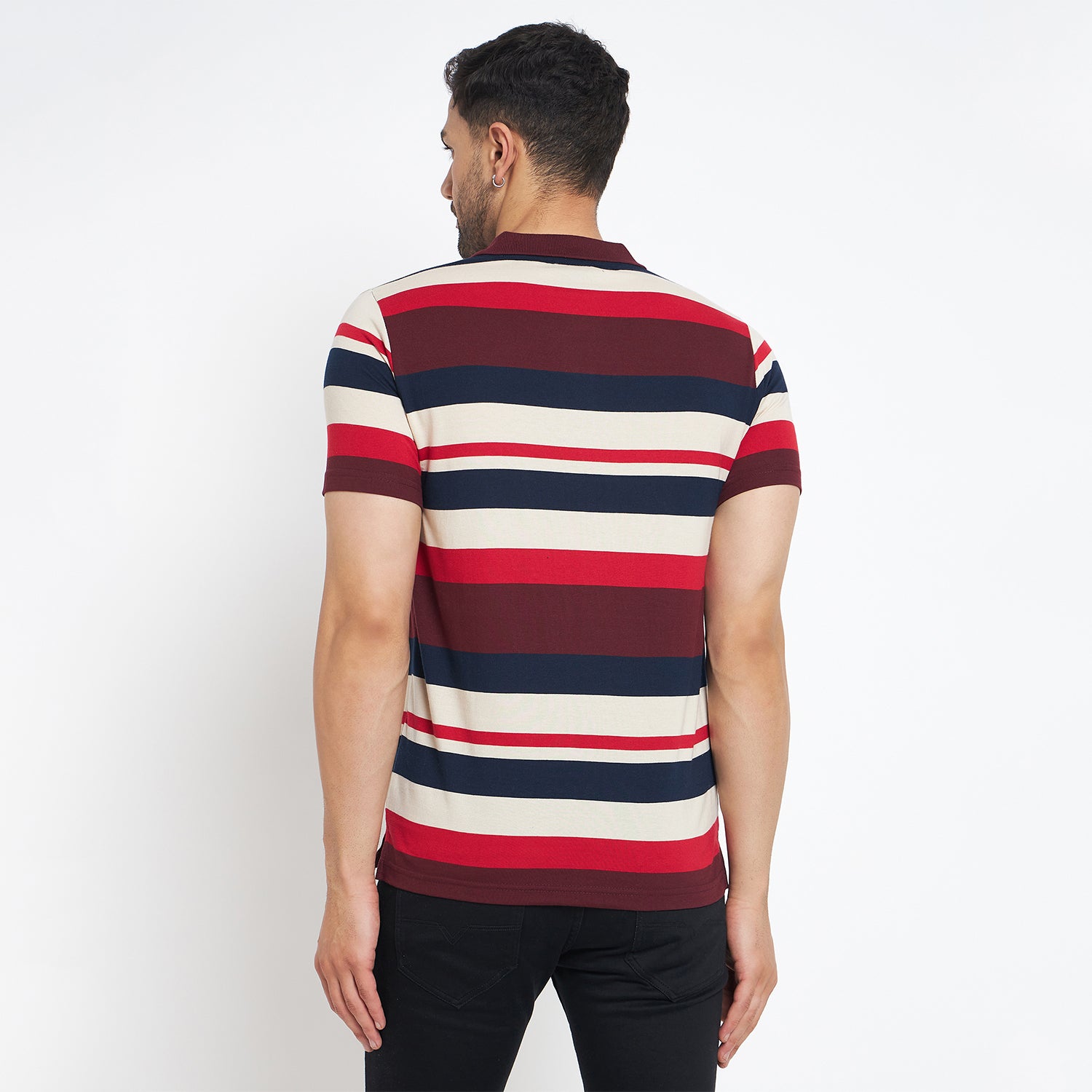 Duke Stardust Men Half Sleeve Cotton T-shirt (MLF1119)