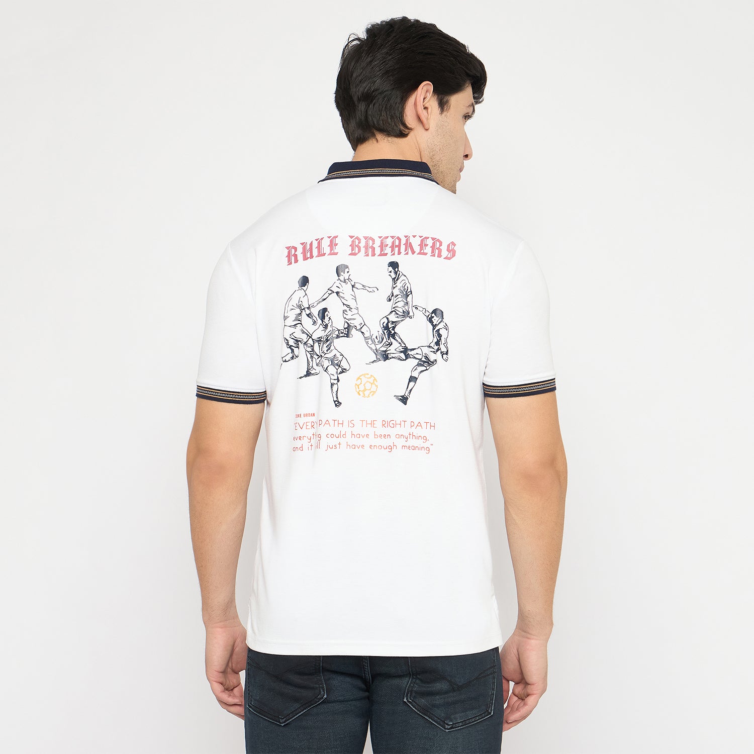 Duke Urban Men Half Sleeve Cotton Tshirt (LF7404)