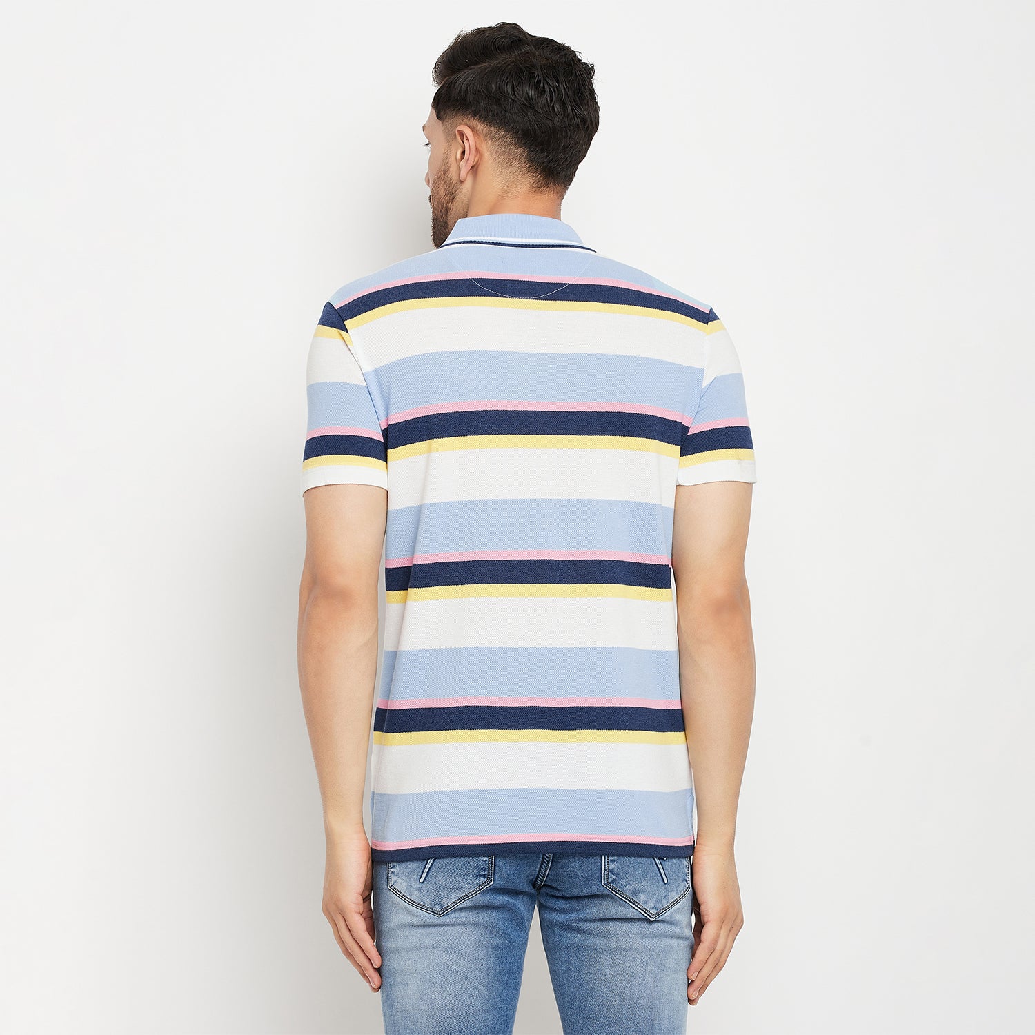 Duke Stardust Men Half Sleeve Polo Neck Cotton T-shirt (1069)