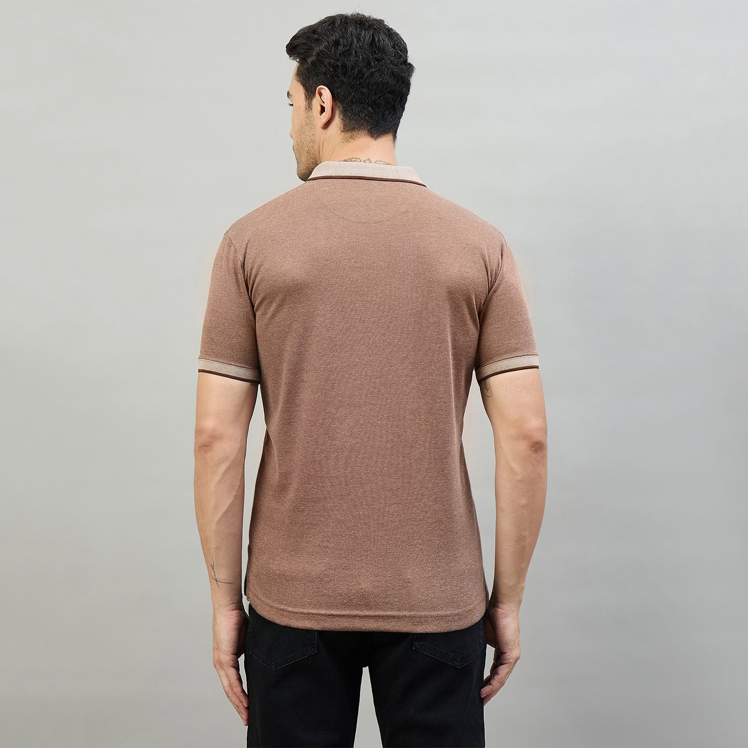 Duke Men Half Sleeve Cotton Smart Fit Casual T-shirt (SD74)