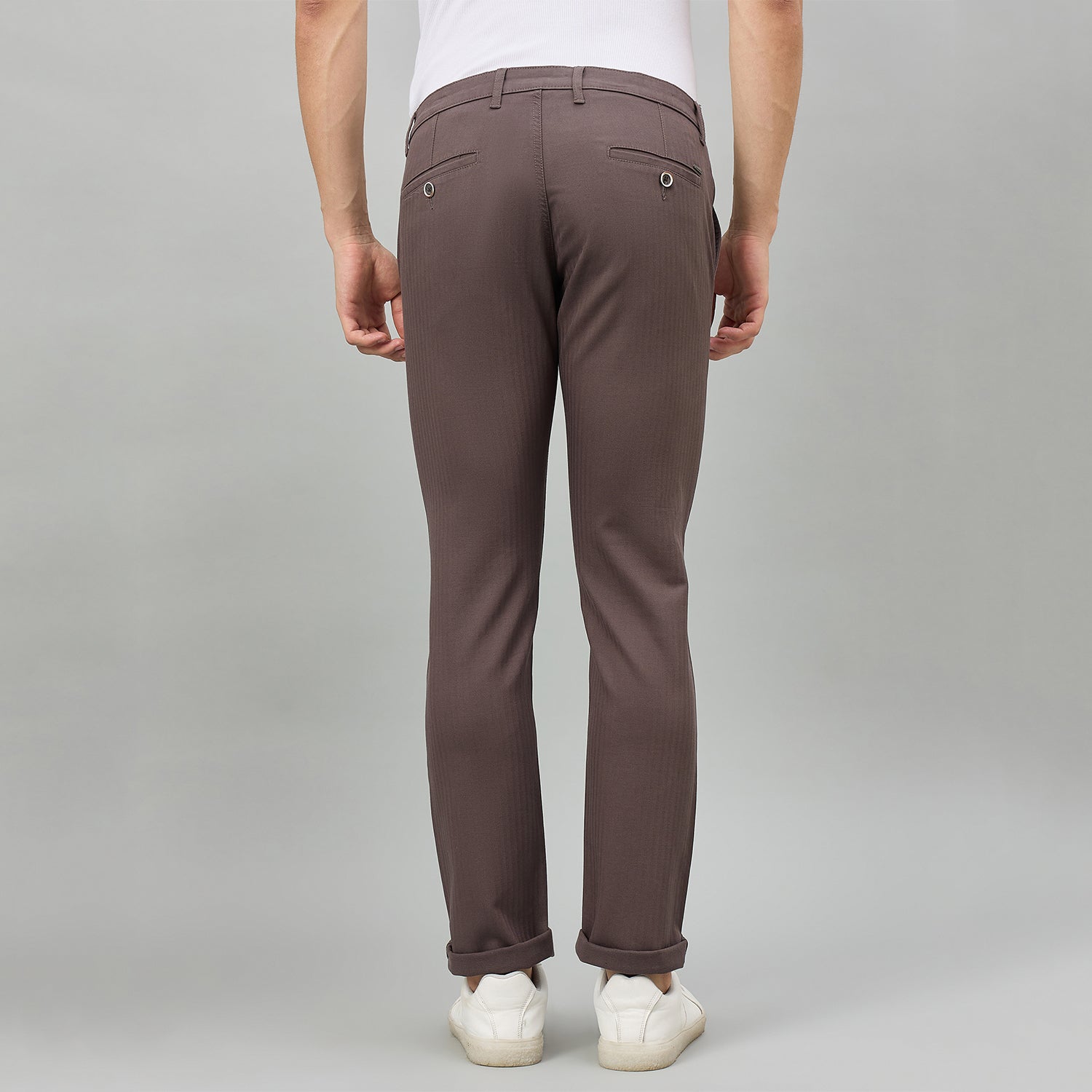 Duke Men Flatfront Narrow fit Casual Chinos Trouser (SDT4704)