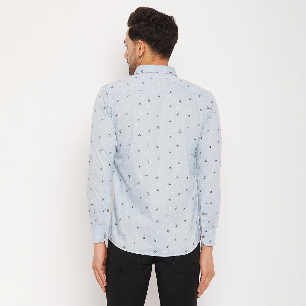Duke Men Stardust Cotton Full Sleeve Shirt (SDO8PRTG)