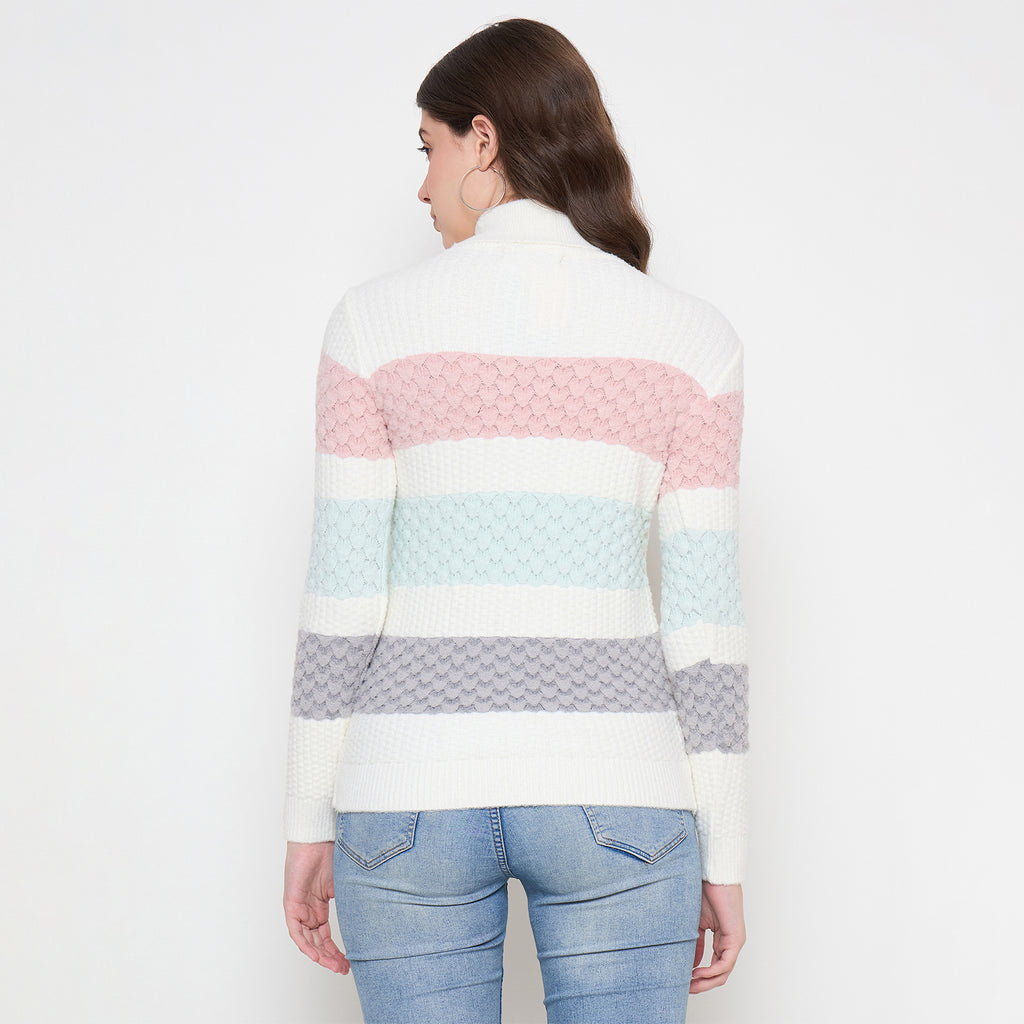 Duke Urban Women Full Sleeve High Neck Pullover (SDS1397)
