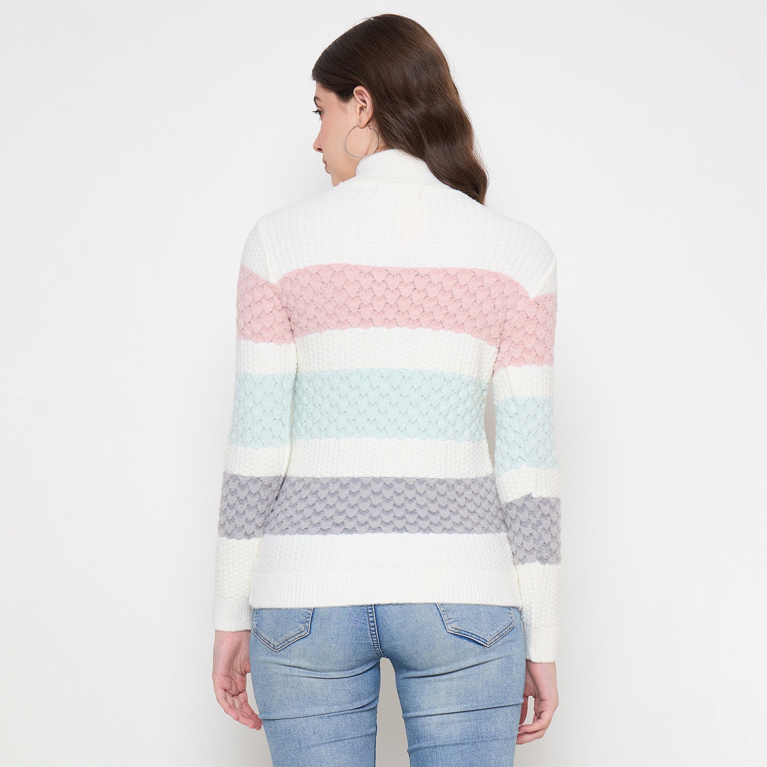 Duke Urban Women Full Sleeve High Neck Pullover (SDS1397)