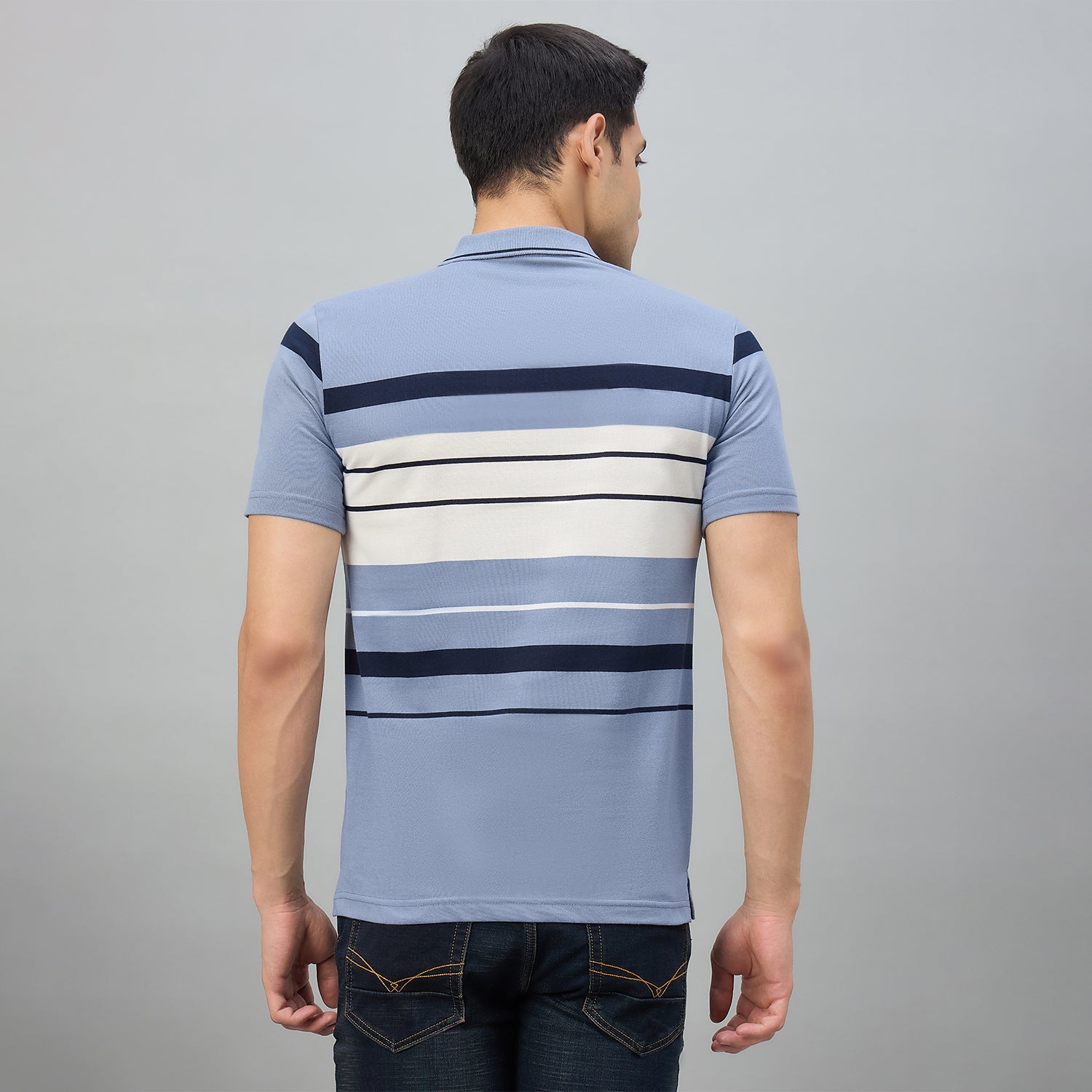 Duke Men Half Sleeve Cotton Regualr Fit Casual T-shirt (MLF1182)
