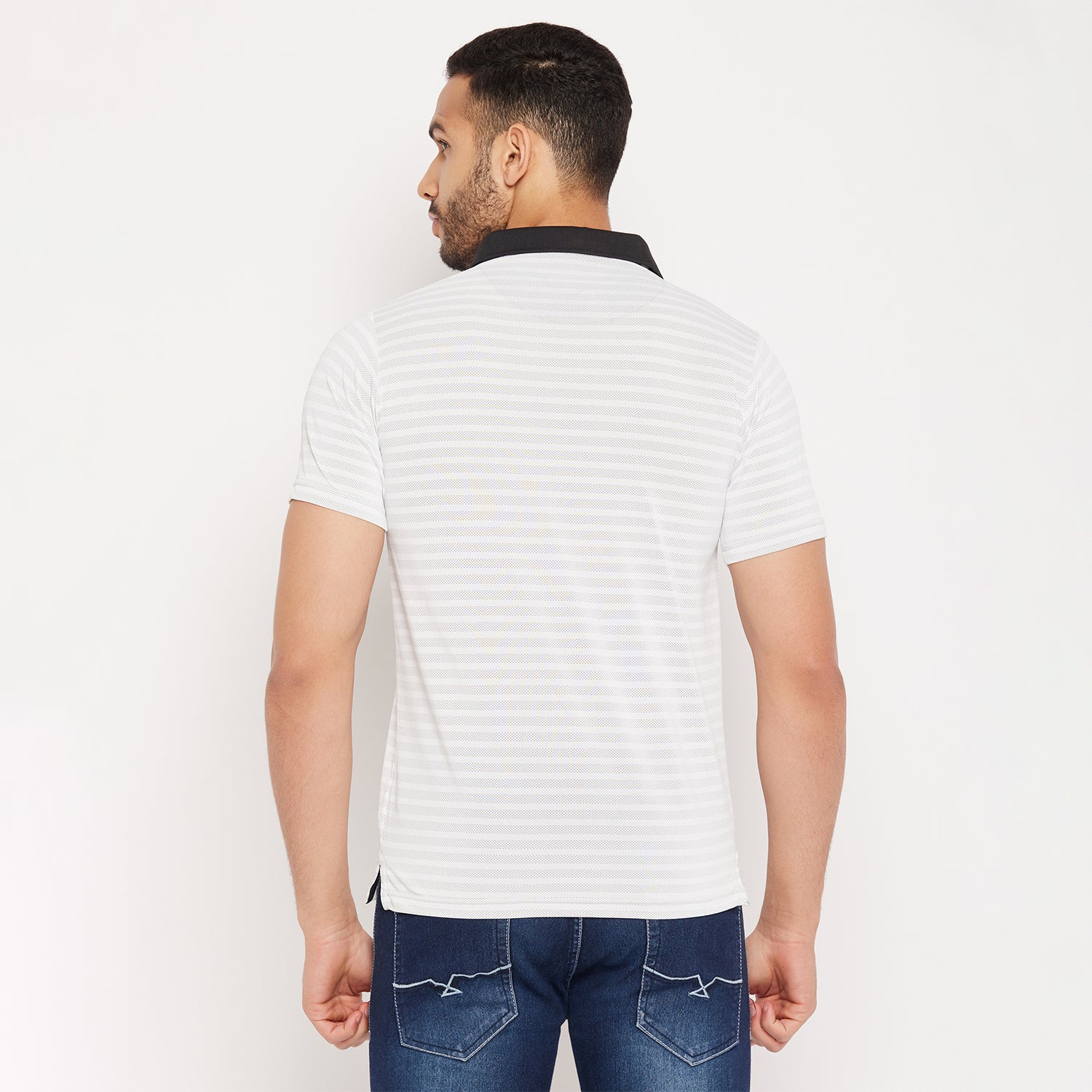 Duke Stardust Men Half Sleeve Polo Neck Cotton T-shirt (1600)
