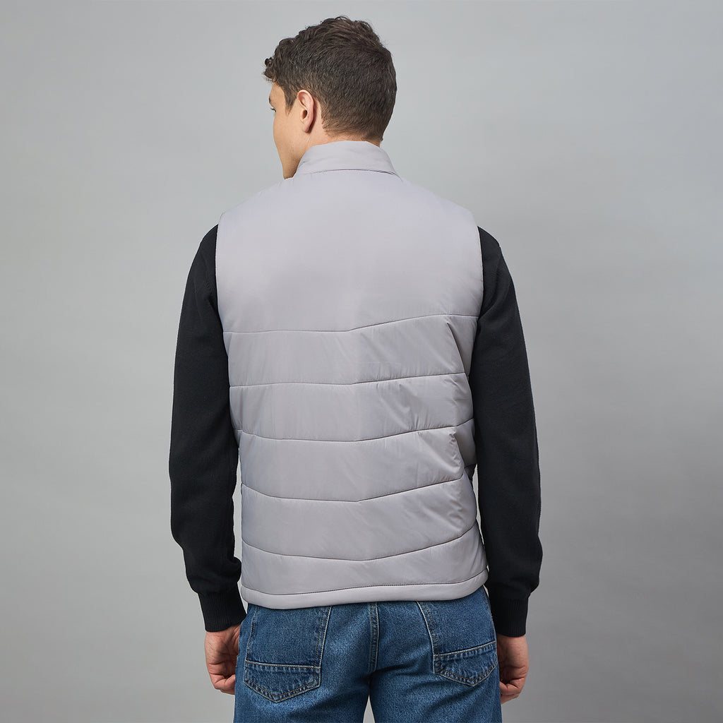 Duke Urban Men Sleeveless High Neck Bomber Jacket (SDZ2252)