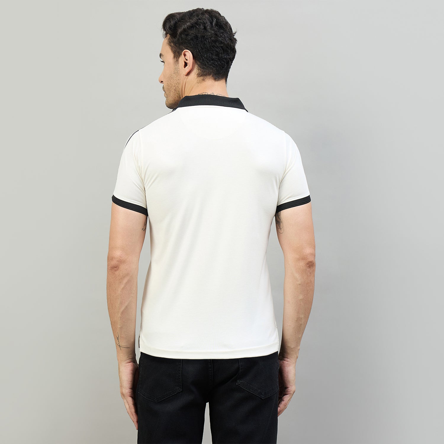 Duke Urban Men Half Sleeve Cotton Smart Fit Casual T-shirt (LF7896)