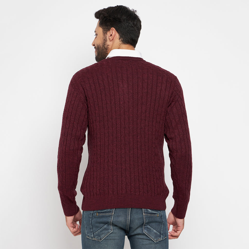 Duke Urban Men Full Sleeve V Neck Sweater (SDS2046)