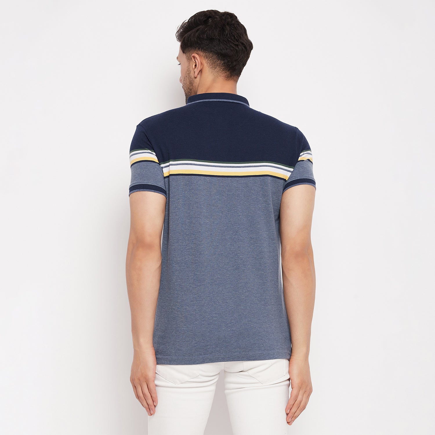 Duke Stardust Men Polo Neck Half Sleeve Cotton T-shirt (LF7020)