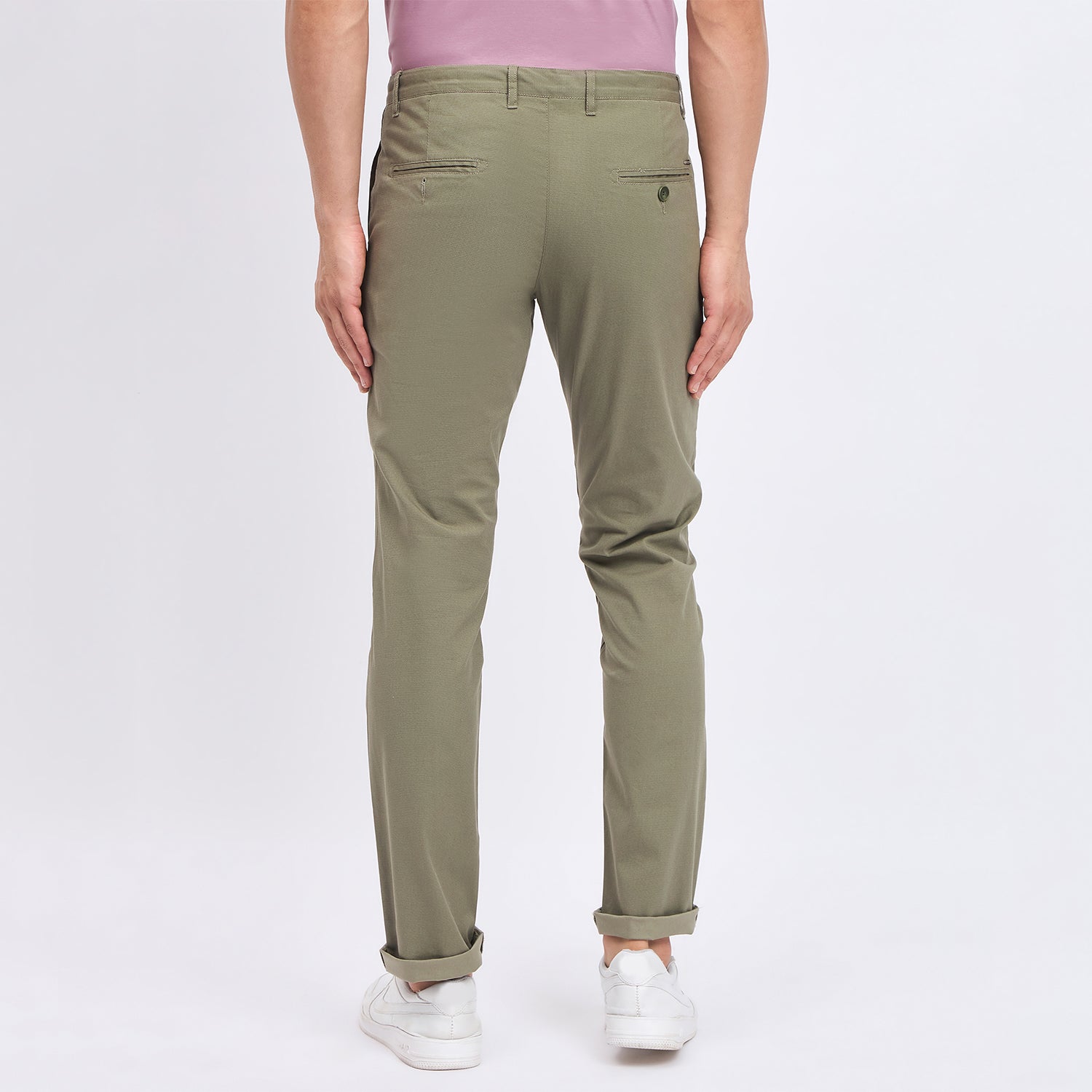 Duke Urban Men Flatfront Narrowfit Chinos Trousers (SDT4593)