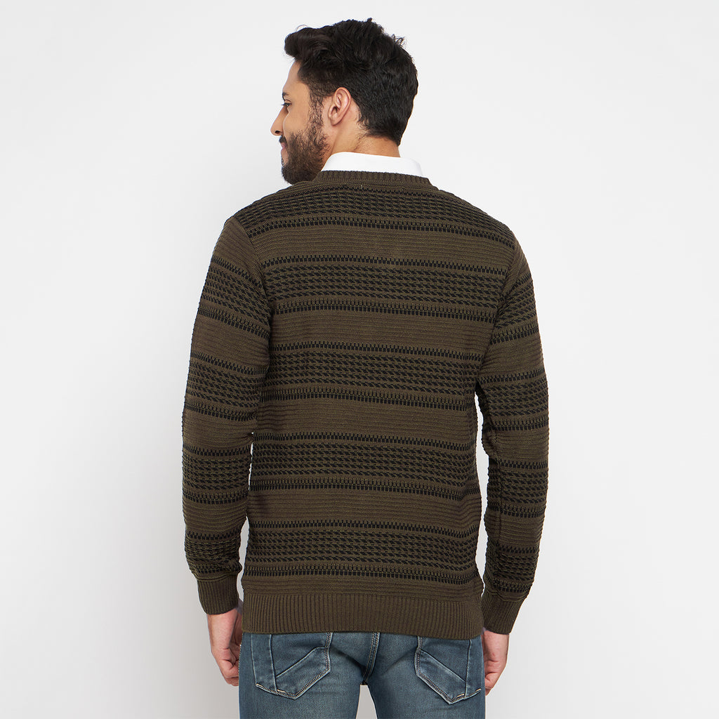 Duke Urban Men Full Sleeve V Neck Sweater (SDS2045)