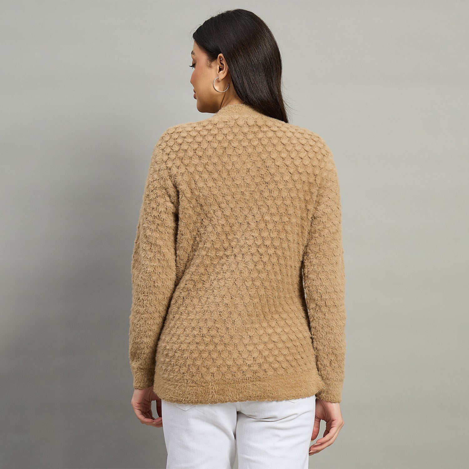 Duke Urban Women Full Sleeve Front Open Slim Fit Sweater (SDS1410B)