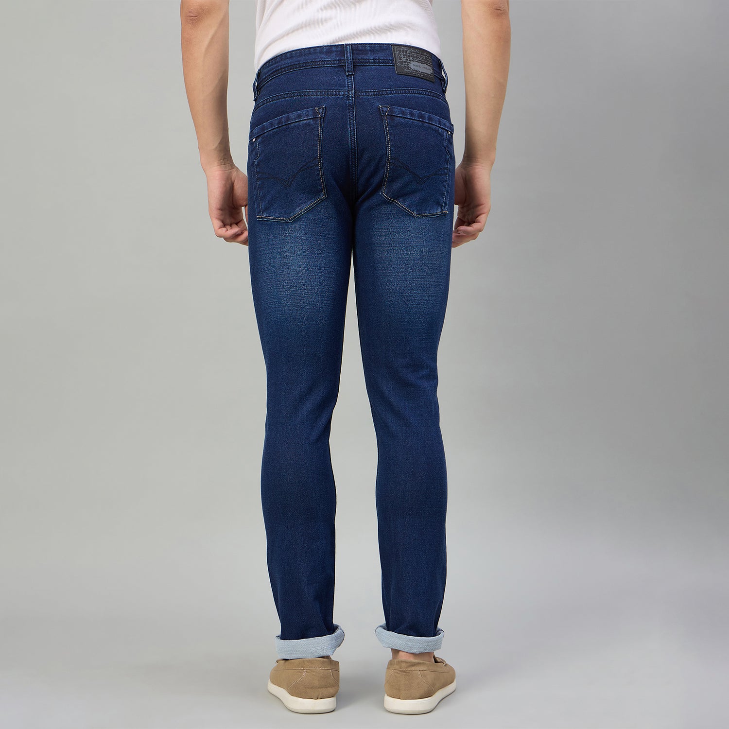 Duke Men Narrow Fit Stretchable Jeans (SDD9215N)