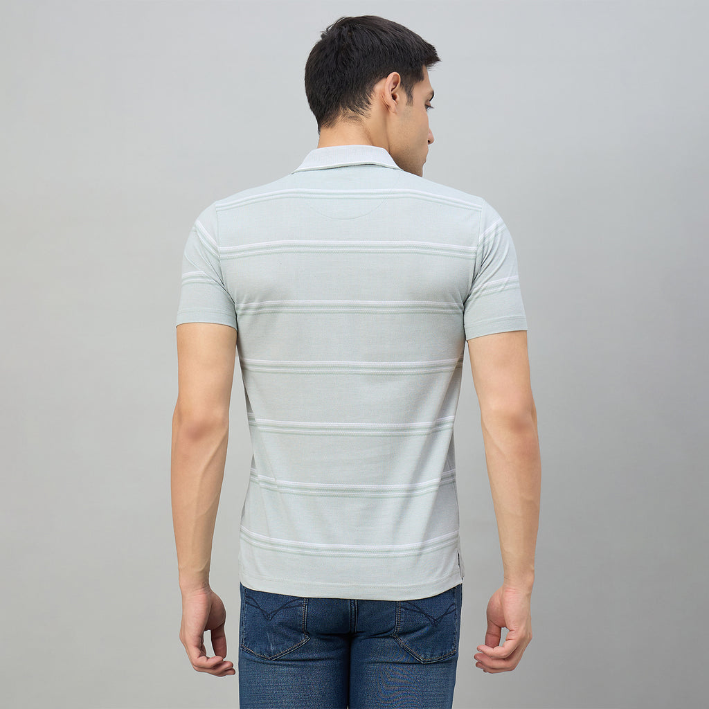 Duke Men Half Sleeve Cotton Regular Fit Casual T-shirt (LF7985)