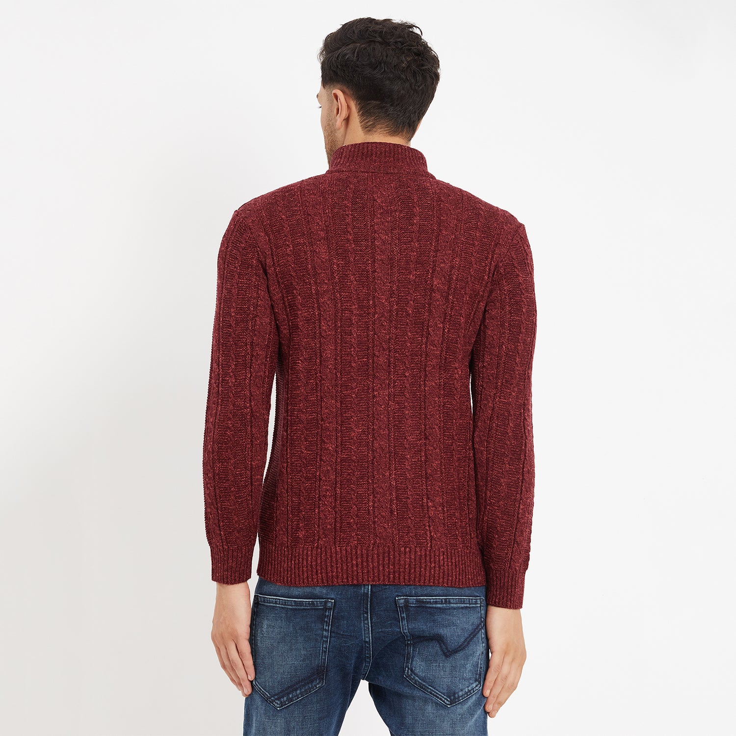 Duke Urban Men Full Sleeve Button Placket Sweater (SDS2004)