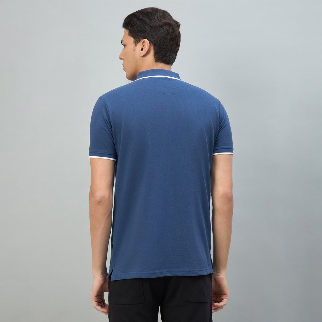 Duke Urban Men Printed Half Sleeve Polo Tshirt (LF7509)