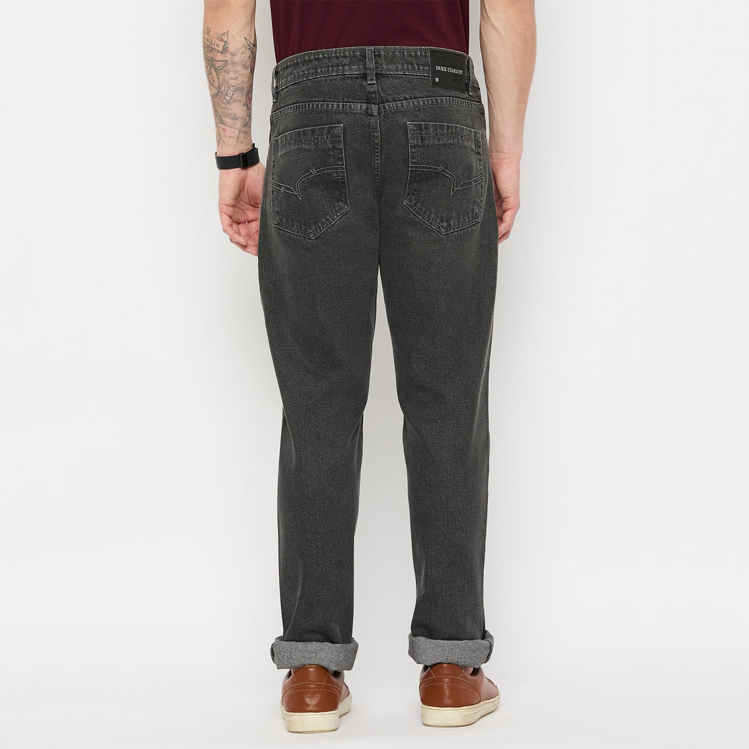 Duke Urban Men Straight Fit Stretchable Jeans (SDD5691)