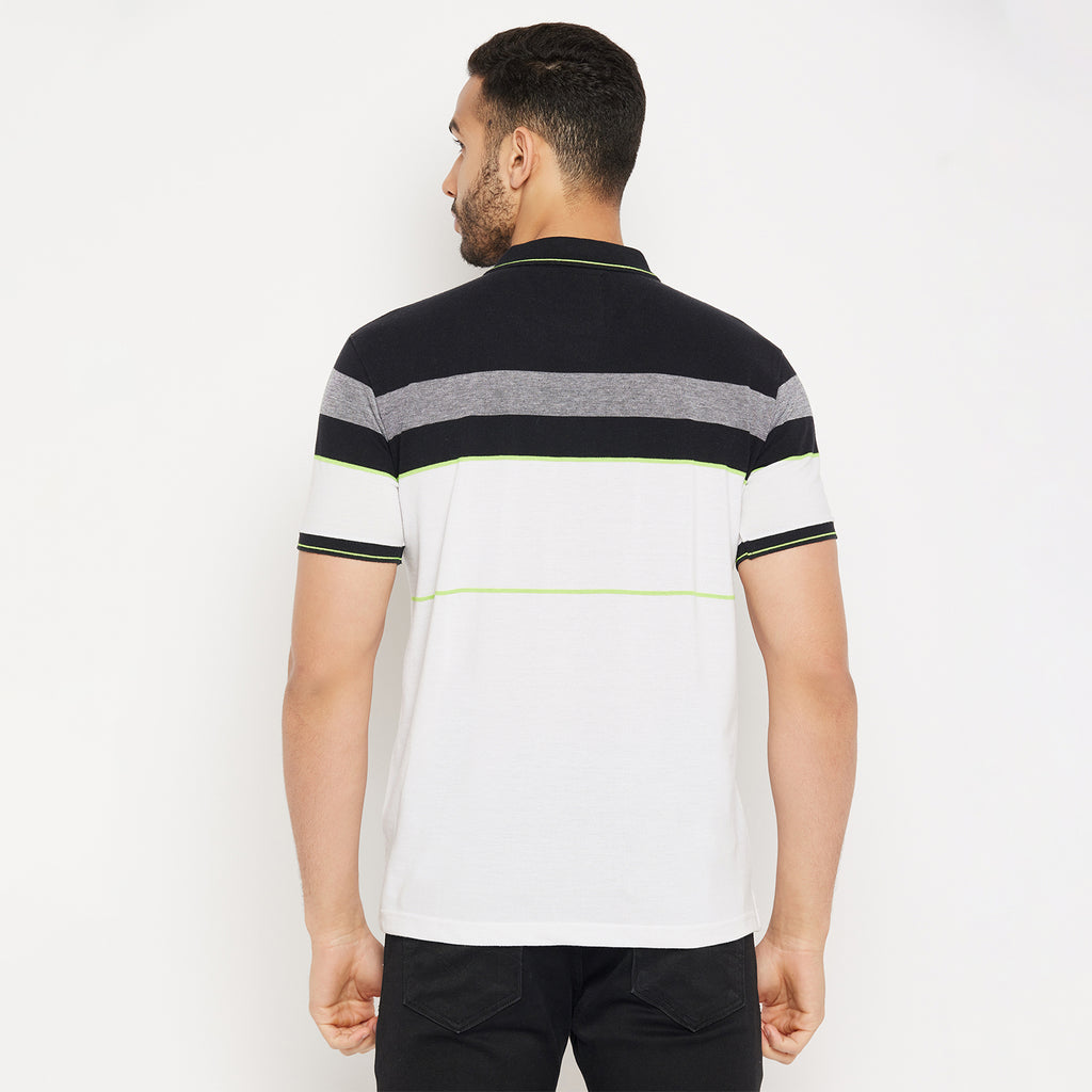 Duke Stardust Men Half Sleeve Polo Neck Cotton T-shirt (4085)