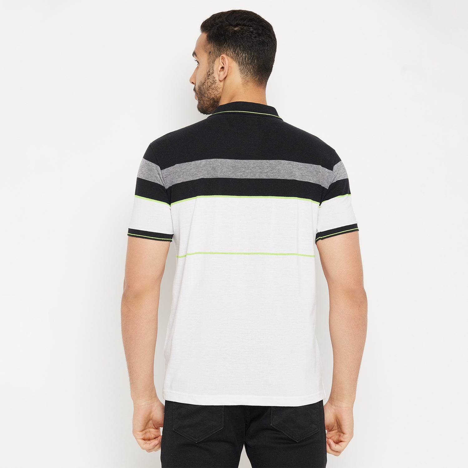 Duke Stardust Men Half Sleeve Polo Neck Cotton T-shirt (4085)