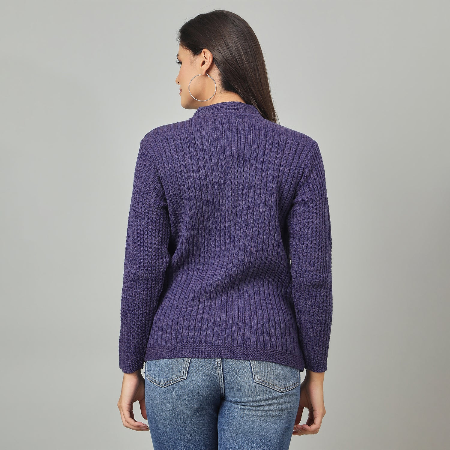 Duke Urban Women Front Open Regular Sweater (SDS1341)