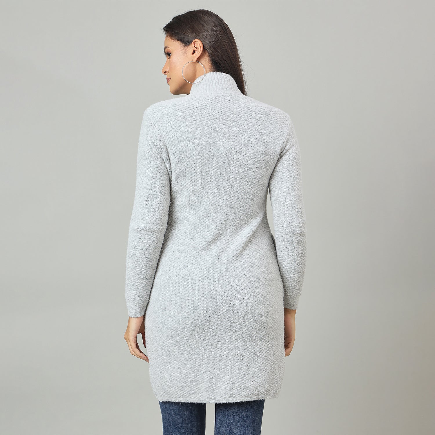 Duke Urban Women Long Coat Regular Sweater (SDS1335)