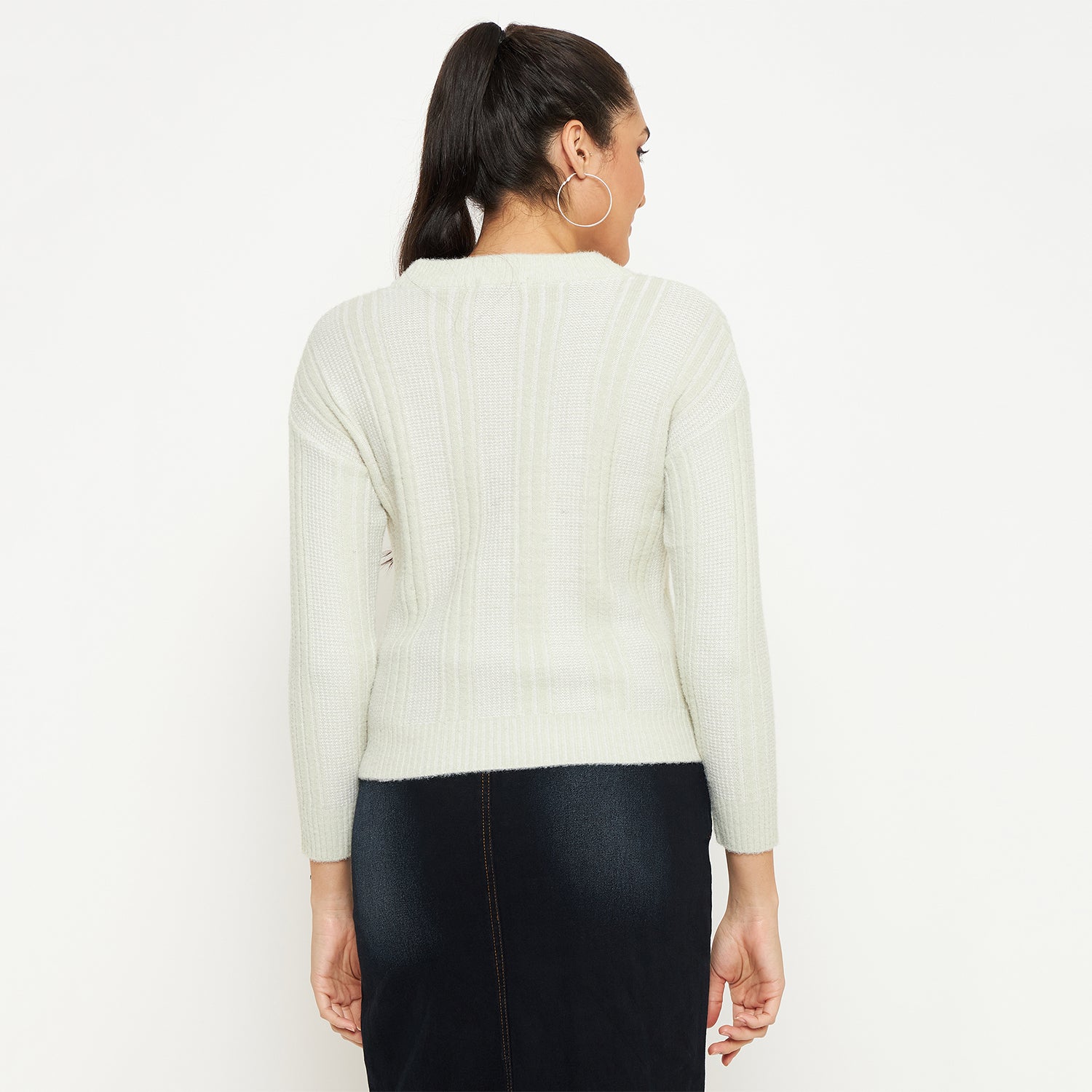 Duke Urban Women Full Sleeve Crop Pullover (SDS1233)