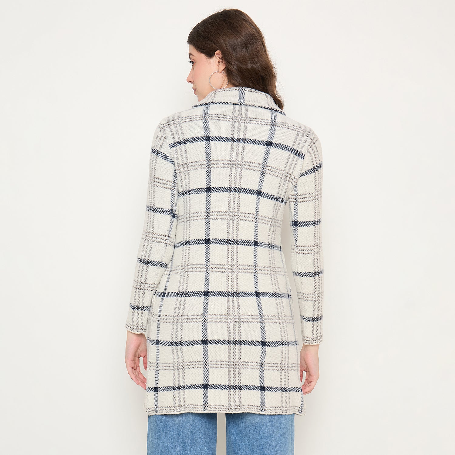 Duke Urban Women Full Sleeve Long Coat Style Sweater (SDS1297)