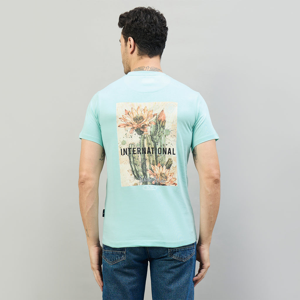 Duke Urban Men Half Sleeve Cotton Smart Fit Casual T-shirt (LF7861)