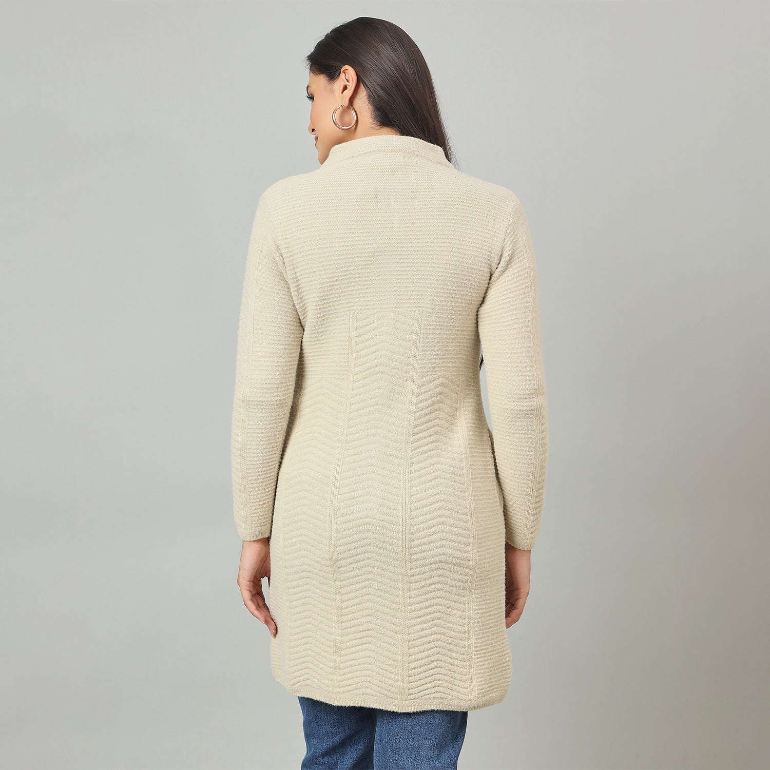 Duke Urban Women Long Coat Regular Sweater (SDS1301)