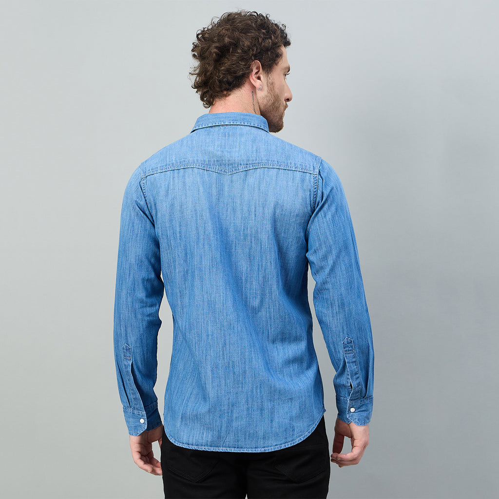Duke Urban Men Shortstyle Washed Shirt (SDO9PLID)