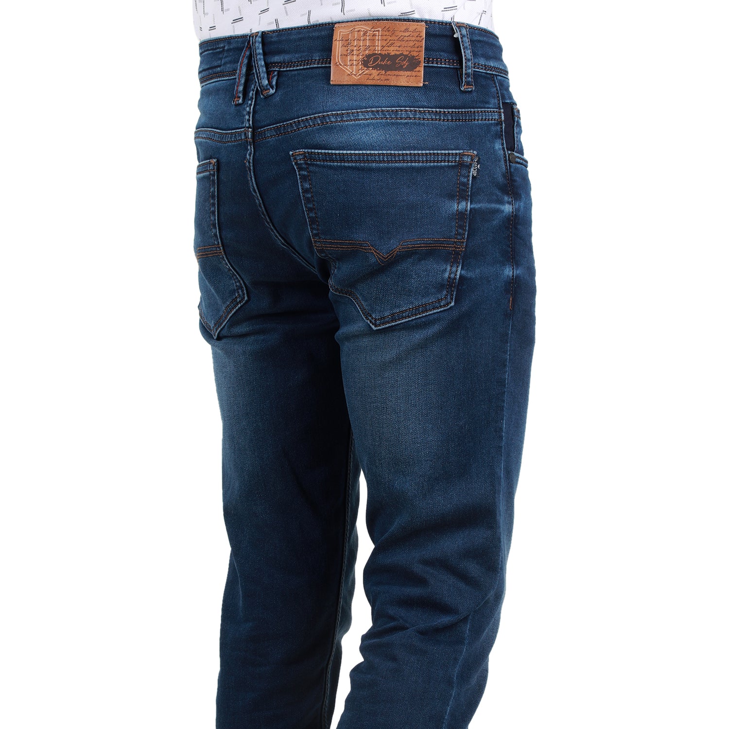 Duke Urban Men Stretchable Ankle Length Slim Fit Jeans (SDD5462)