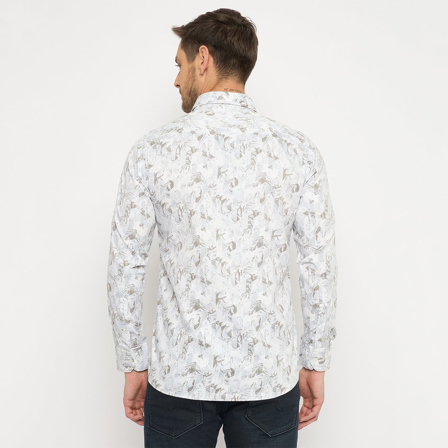 Duke Urban Men Full Sleeve Cotton Shirt (SDO8PRAR)