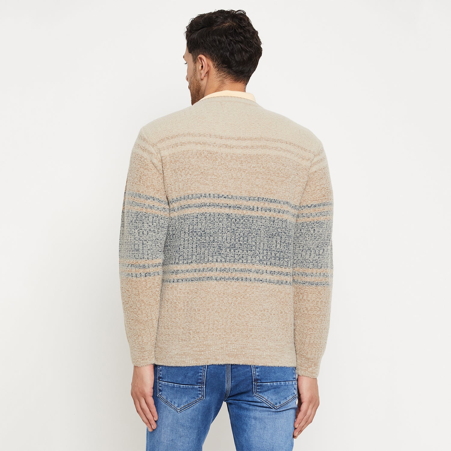 Duke Urban Men Full Sleeve V Neck Sweater (SDS2123)