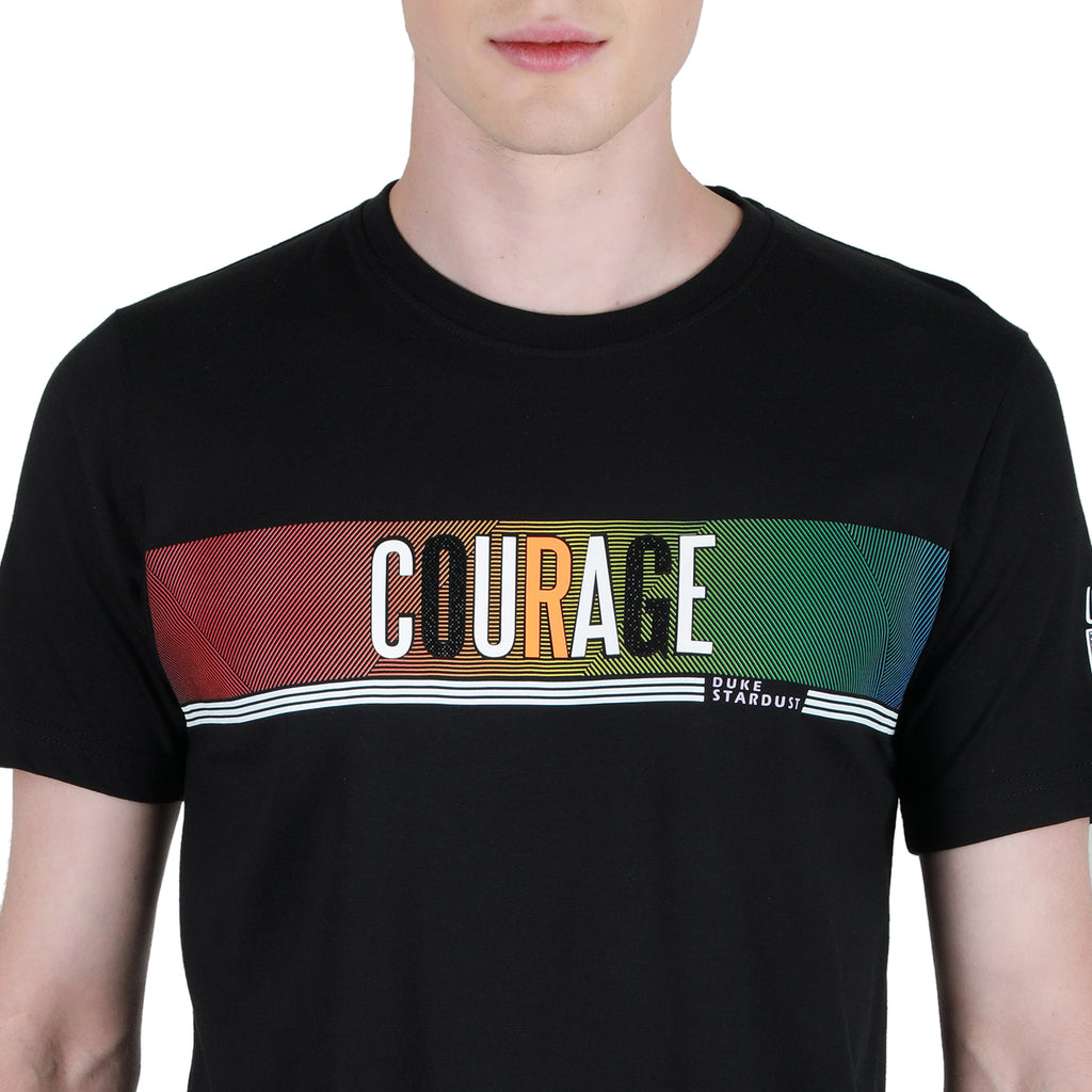 Duke Urban Men Half Sleeve Cotton Tshirt (LF7055)