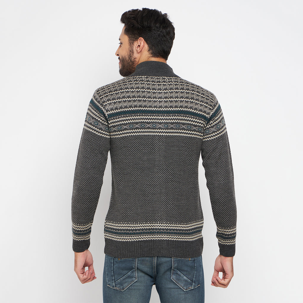 Duke Urban Men Full Sleeve High Neck Pullover (SDS2082)