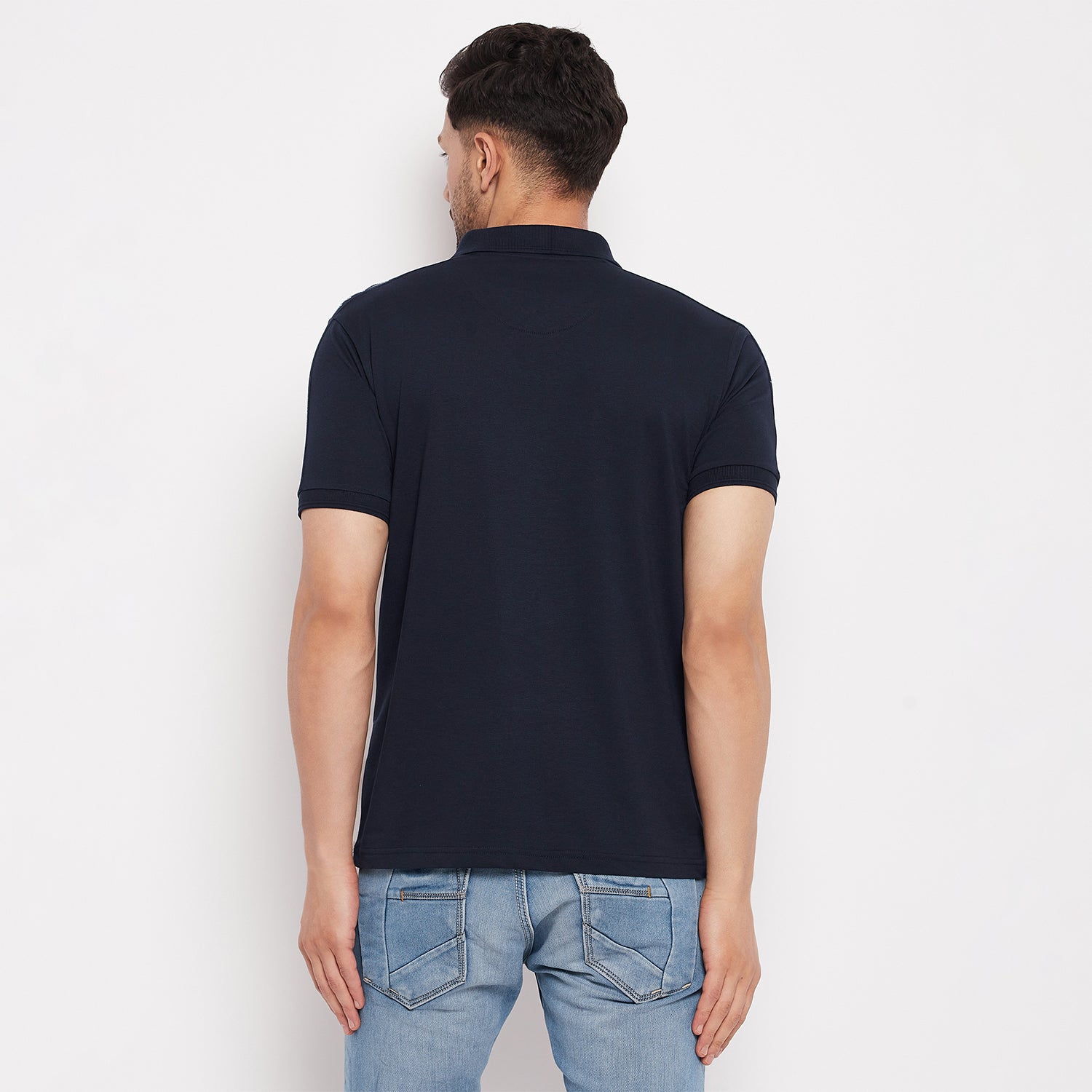 Duke Stardust Men Polo Neck Half Sleeve Cotton T-shirt (LF5783)