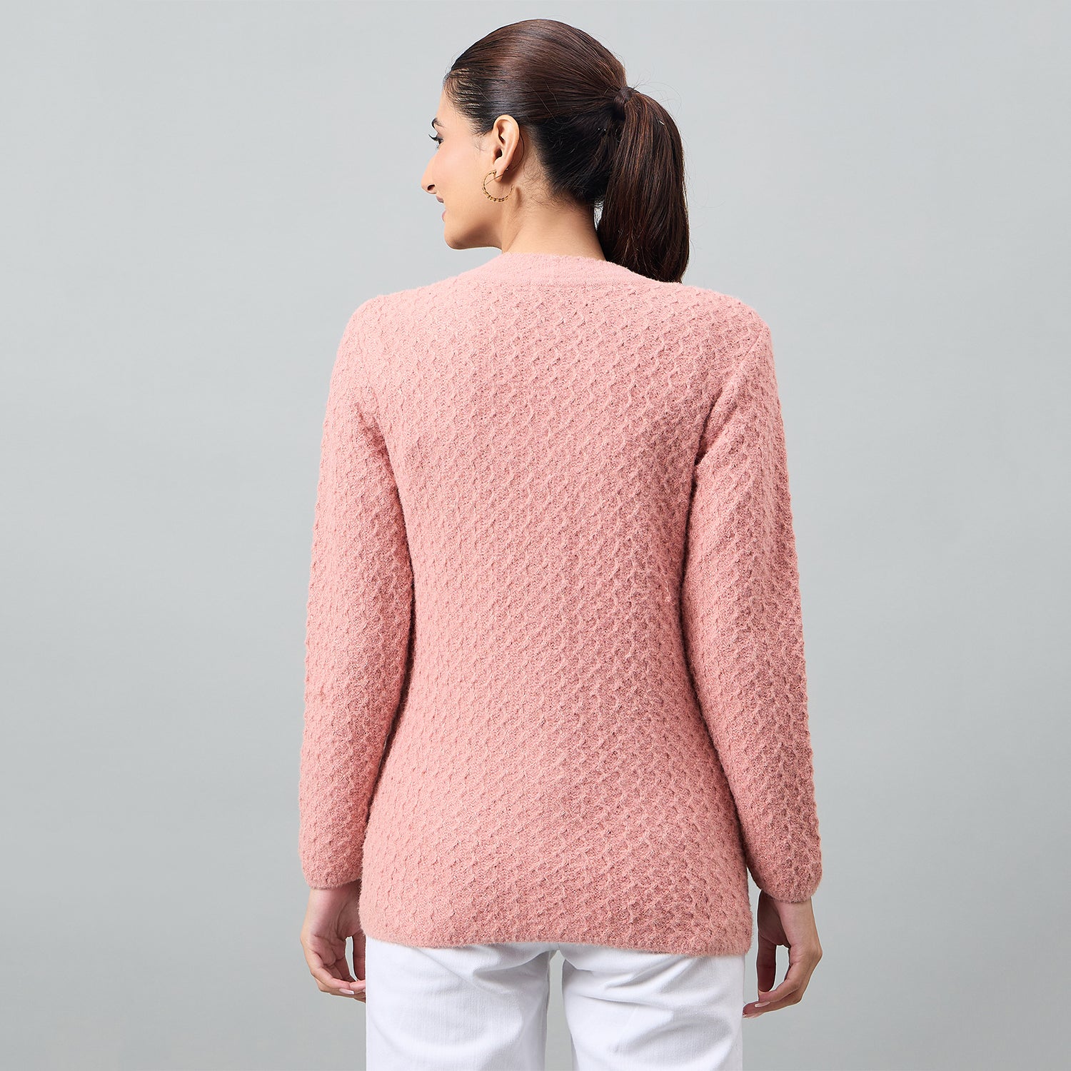 Duke Urban Women Full Sleeve Front Open Regular Cardigan (SDS1294)