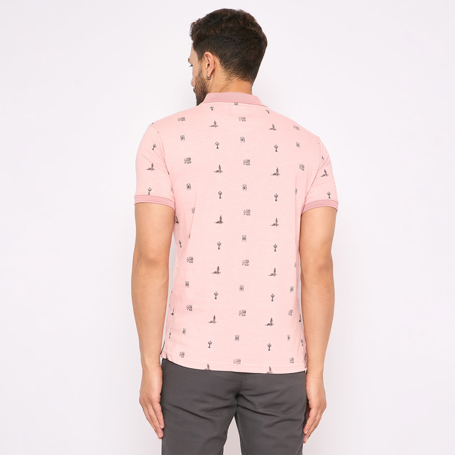 Duke Urban Men Half Sleeve Cotton T-shirt (LF5837)