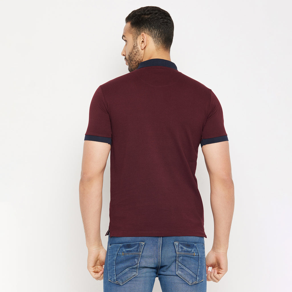 Duke Stardust Men Half Sleeve Polo Neck Cotton T-shirt (1152)