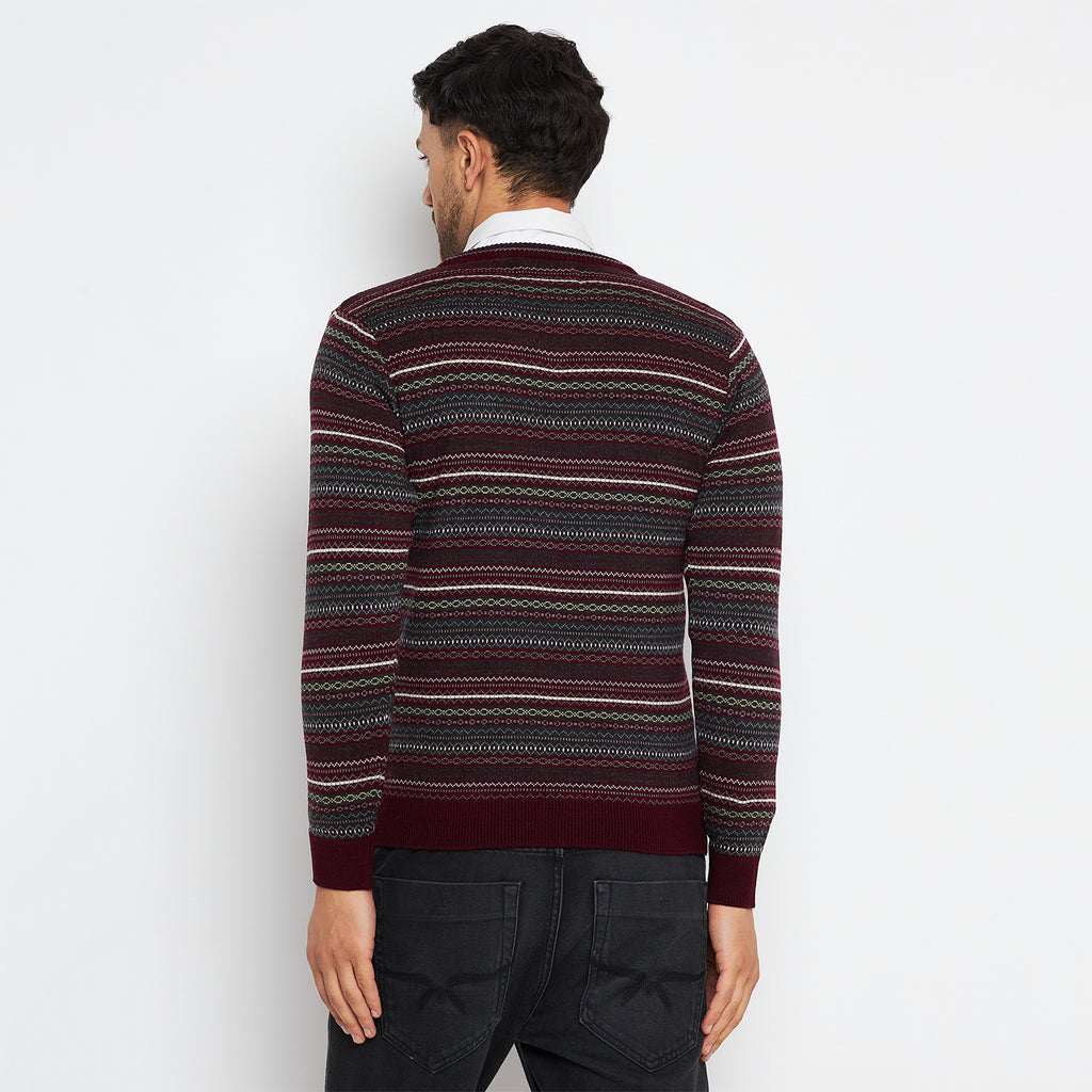 Duke Urban Men Full Sleeve V Neck Sweater (SDS2051)