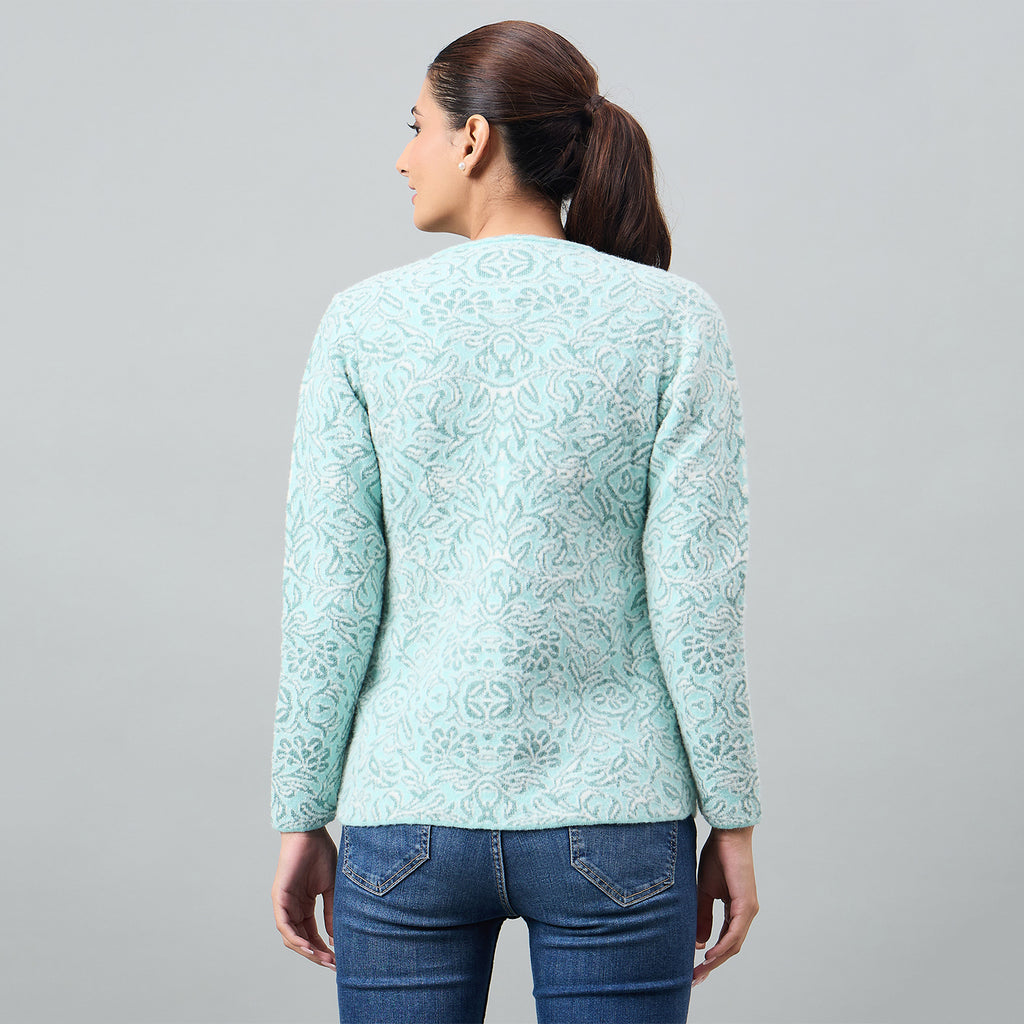 Duke Urban Women Full Sleeve Front Open Regular Cardigan (SDS1284)