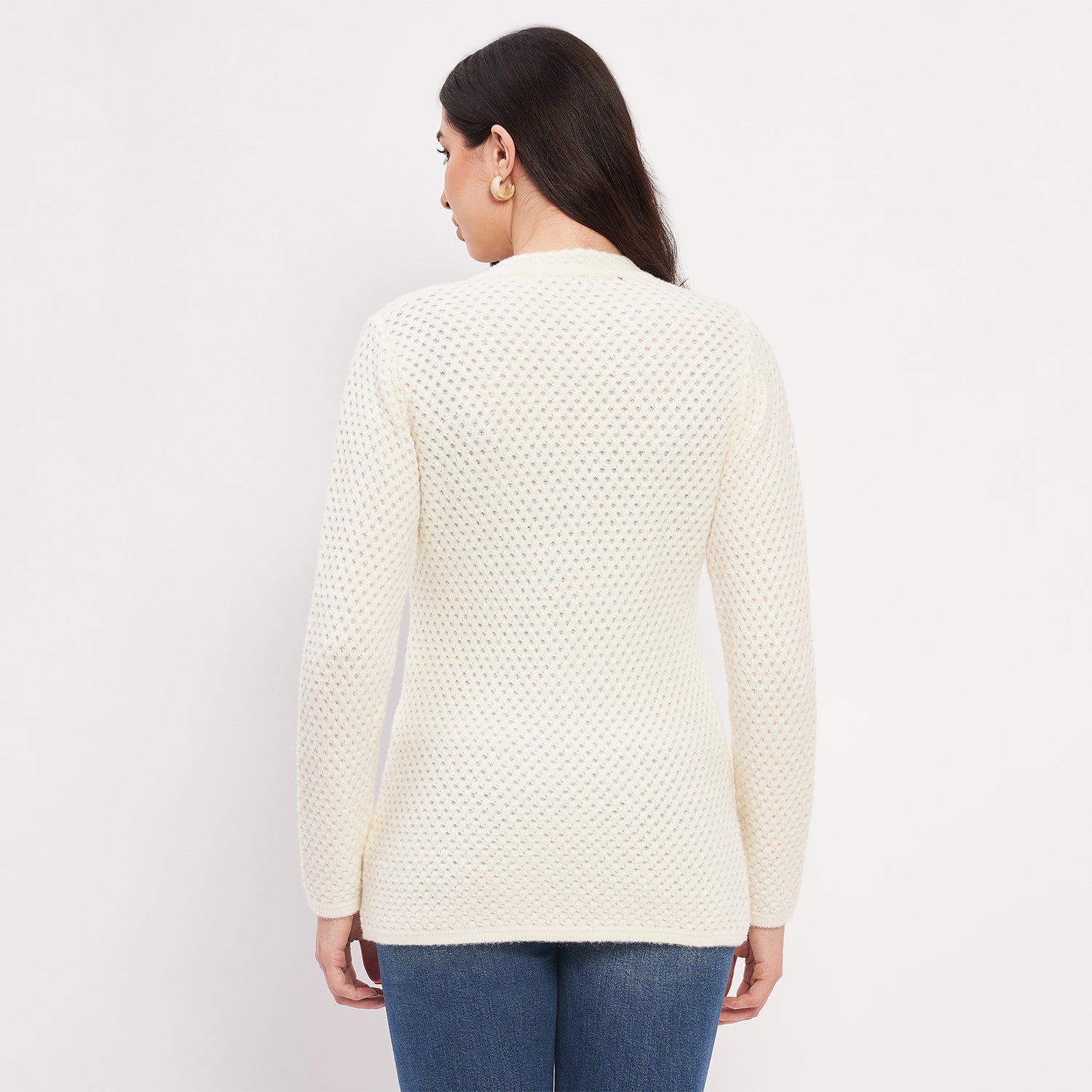 Duke Urban Women Full Sleeve Self Design Cardigan (SDS1135)