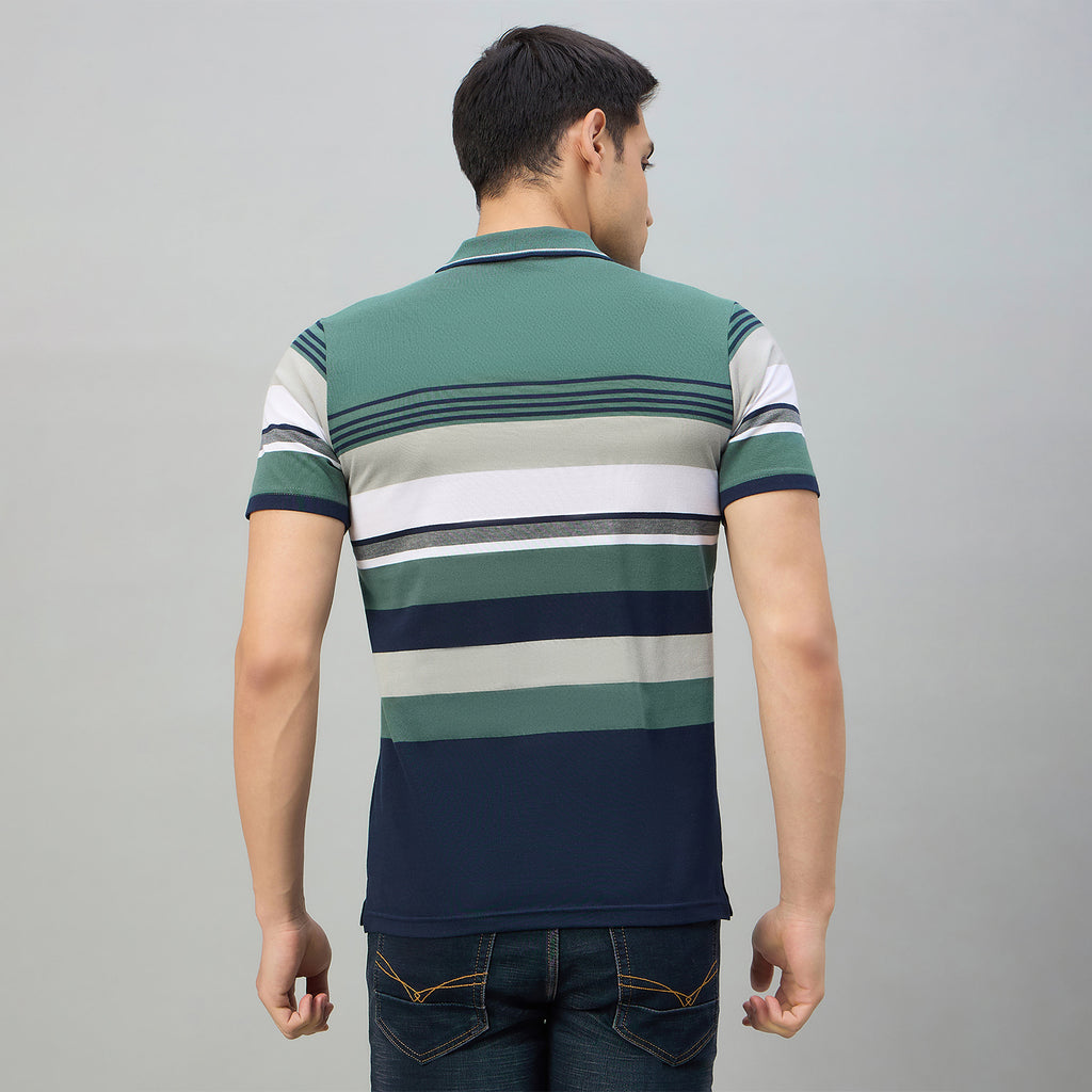 Duke Men Half Sleeve Cotton Regualr Fit Casual T-shirt (MLF1177)
