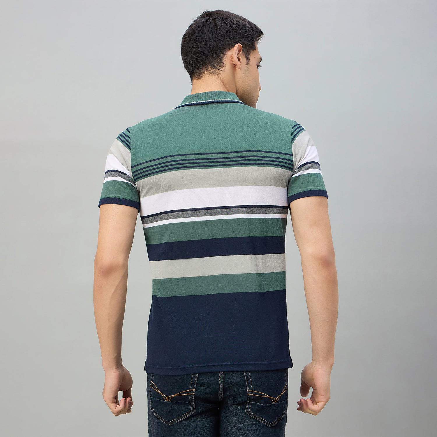 Duke Men Half Sleeve Cotton Regualr Fit Casual T-shirt (MLF1177)