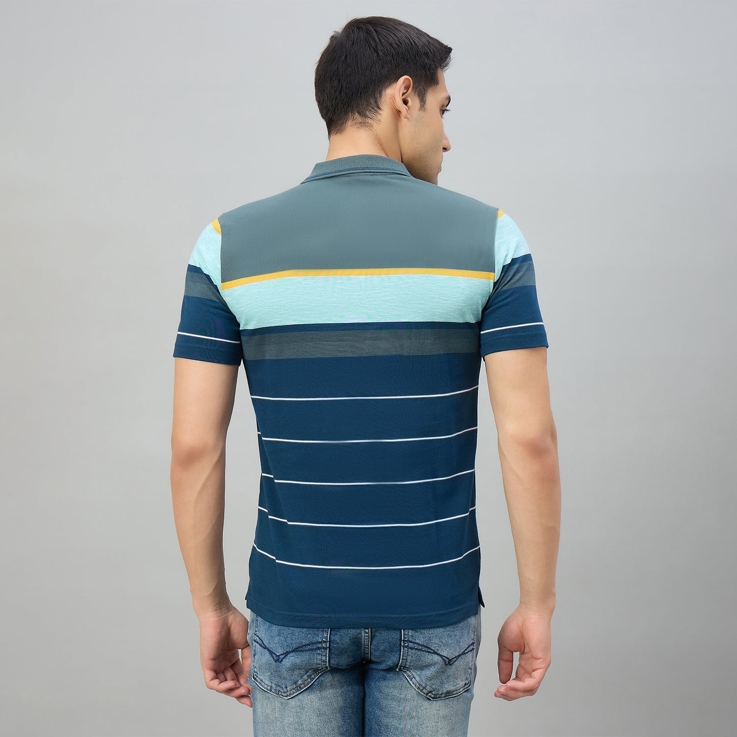 Duke Men Half Sleeve Cotton Regualr Fit Casual T-shirt (MLF1175)