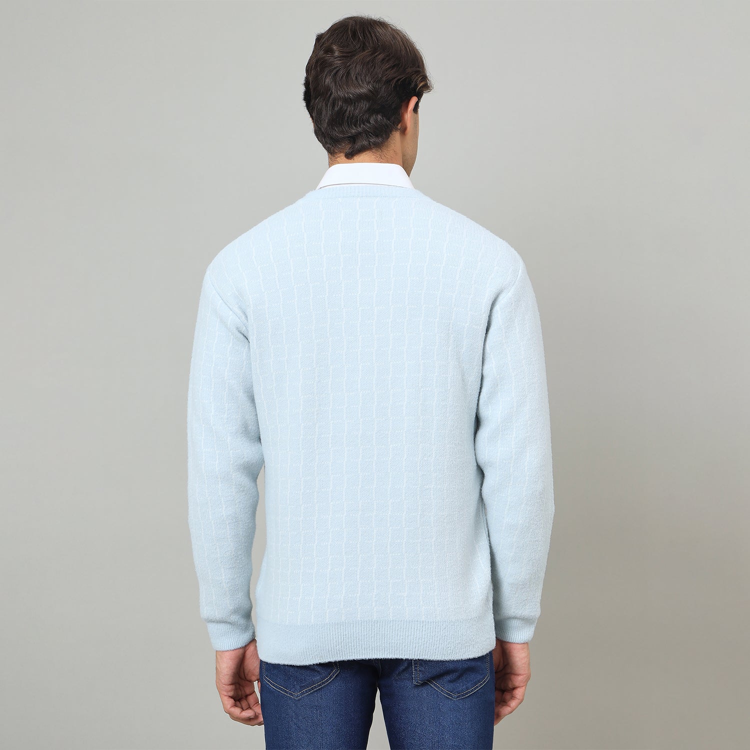 Duke Urban Men V-Neck Full Sleeve Sweater (SDS2235)