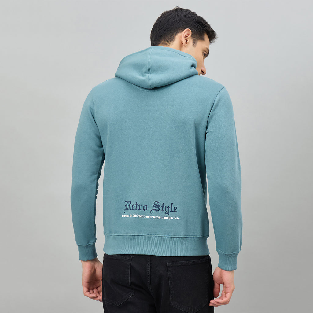 Duke Men Full Sleeve Hooded Regular Sweatshirt (LF6481)
