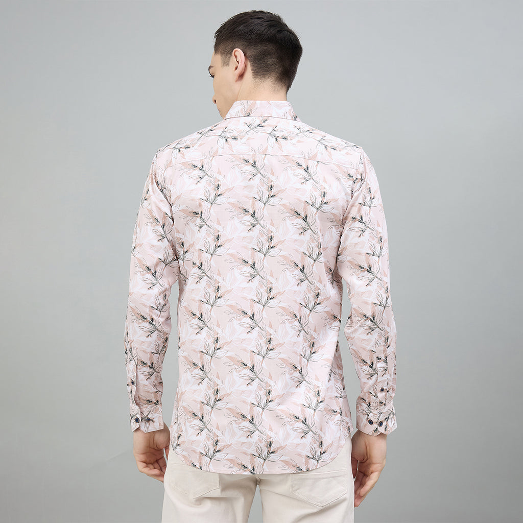 Duke Urban Men Floral Print Full Sleeve Slim Shirt (SDO6PRIE)